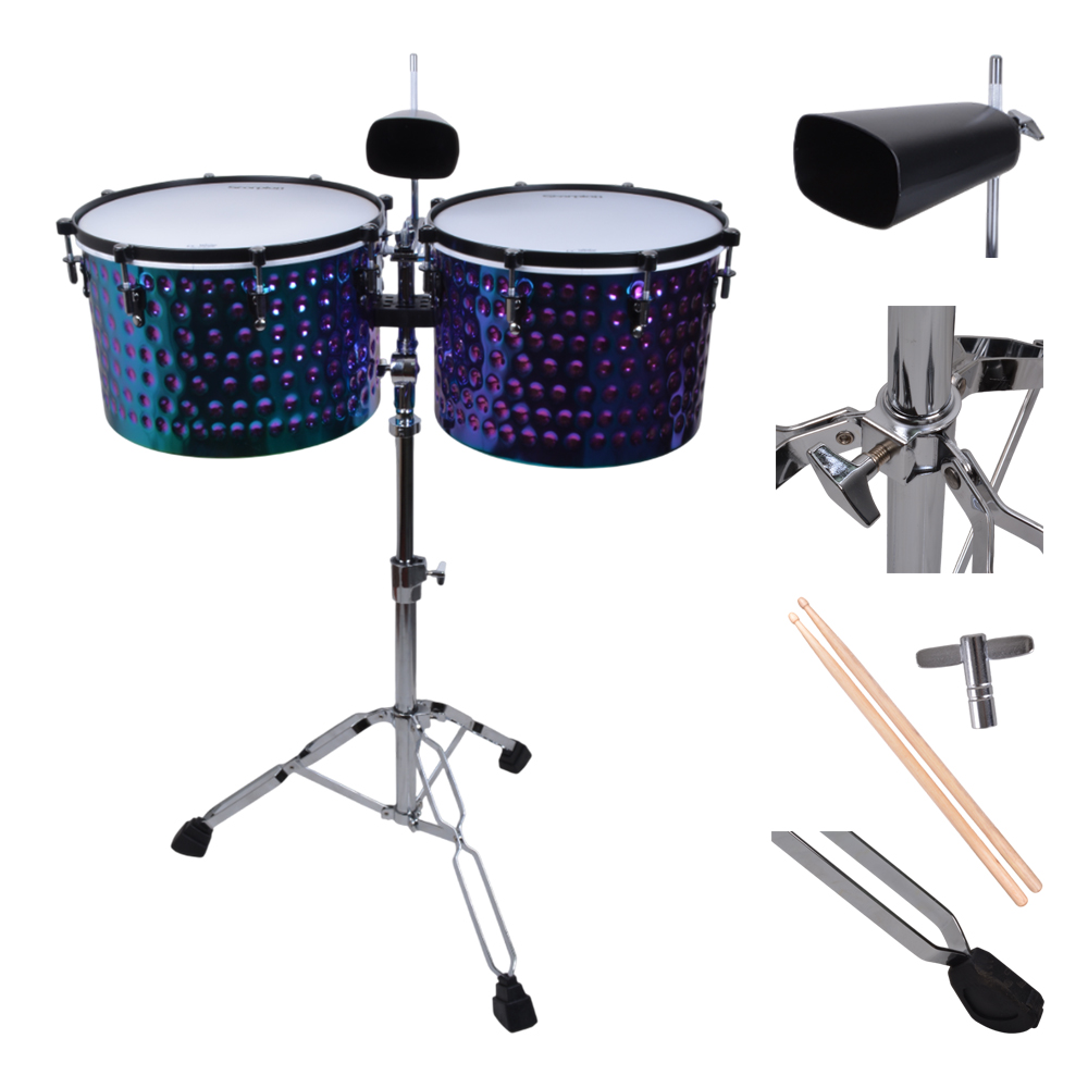 TIMBALETAS HQ 15+14 CON CENCERRO TORNASOL MART DR-2SUN SCORPION - 3