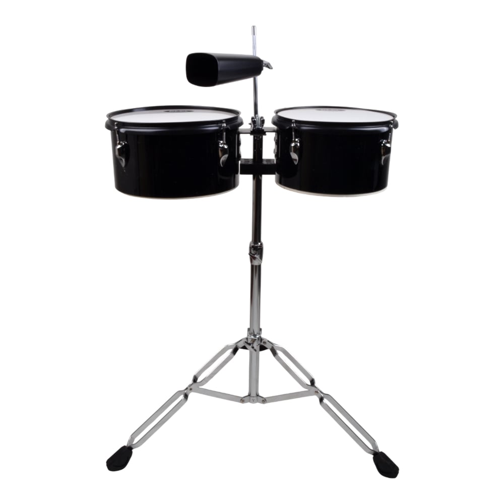 TIMBALETA DE MADERA 10' + 11' NEGRA XRD-1011BK RMX - 1