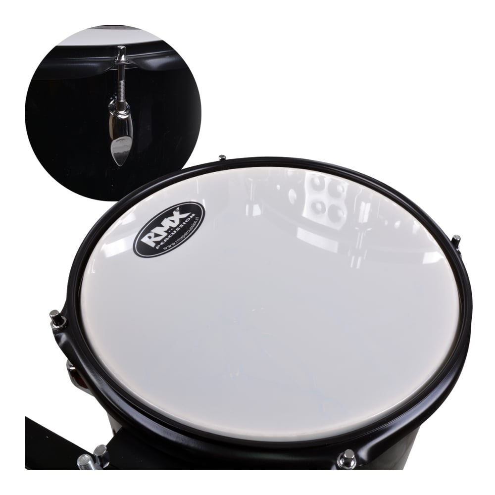 TIMBALETA DE MADERA 10' + 11' NEGRA XRD-1011BK RMX - 3