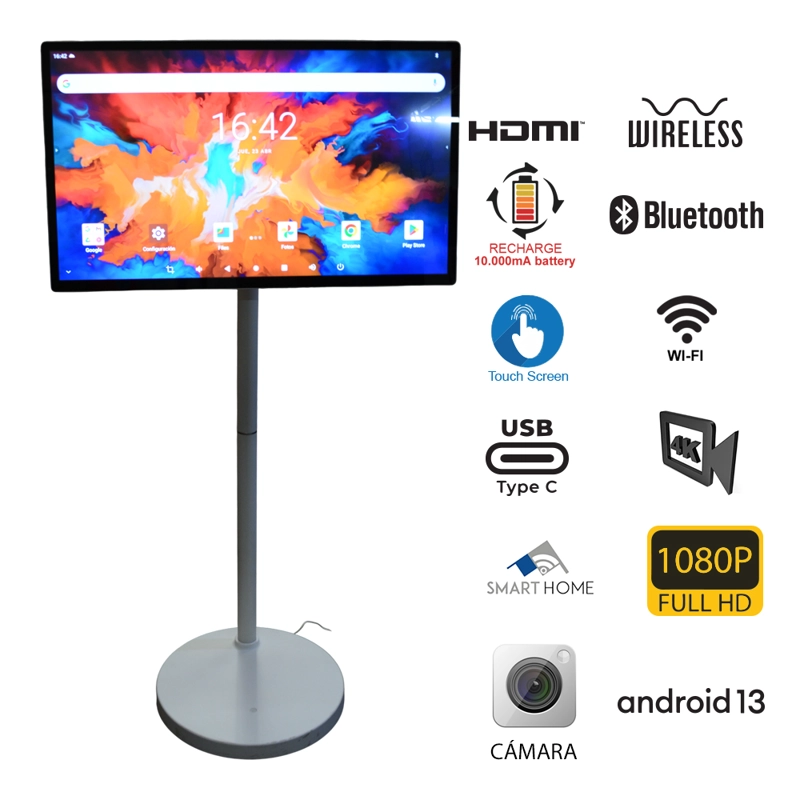 PANTALLA INTERACTIVA PORTATIL GEMINI 32' FHD 8GB/128GB - 4
