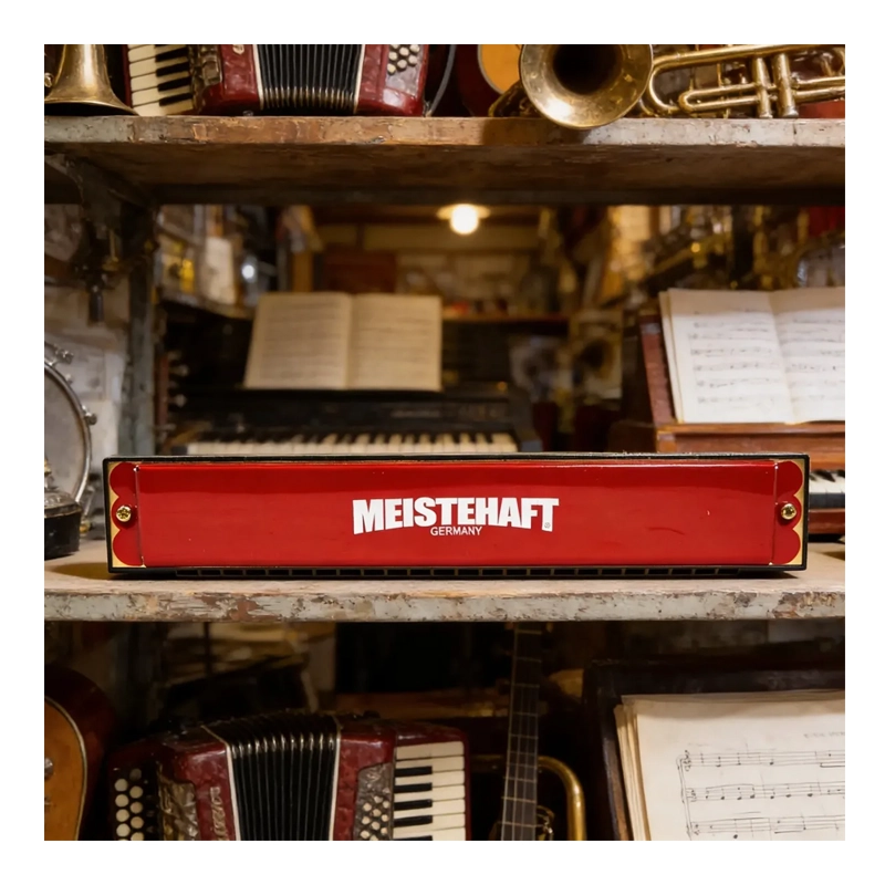 ARMONICA ROJA MAT-240 MEISTEHAFT - 4