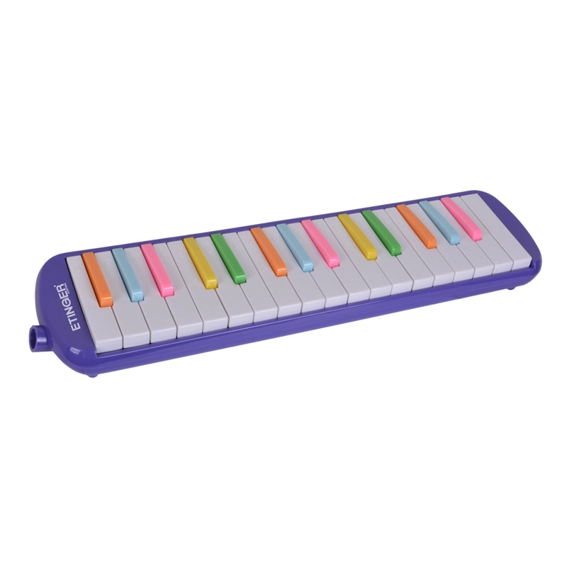 MELODICA 32 NOTAS MORADA TECLAS MULTICOLOR ERN-320 ETINGER - 2