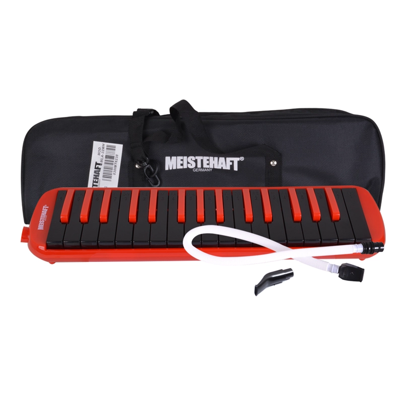 MELODICA 32 NOTAS ROJO TECLAS NEGRAS MLA-32 MEISTEHAFT - 1