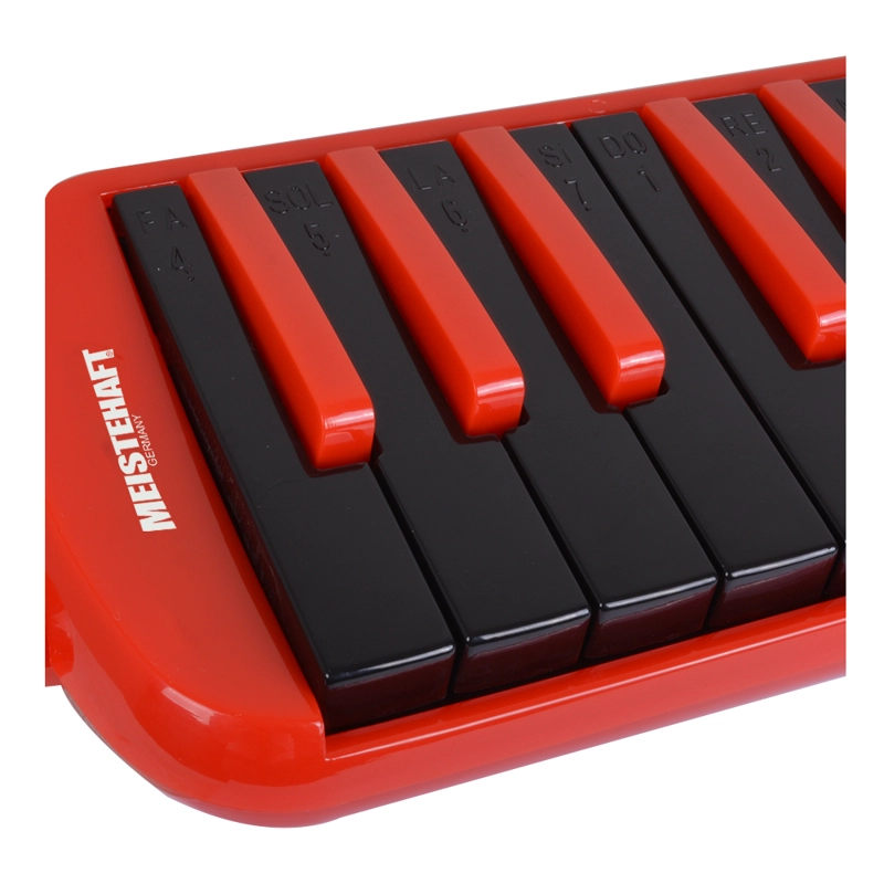 MELODICA 32 NOTAS ROJO TECLAS NEGRAS MLA-32 MEISTEHAFT - 3