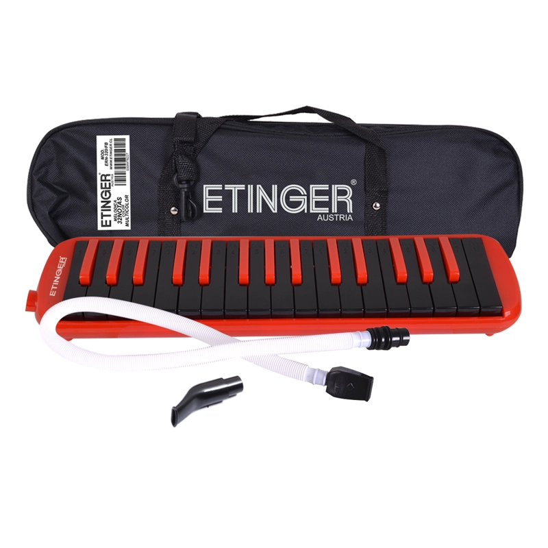 MELODICA 32 NOTAS ROJO TECLAS NEGRAS ERN-32 ETINGER - 1