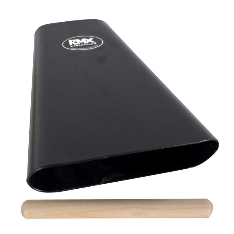 CENCERRO DE MANO 7 PULGADAS NEGRO CON BAQUETA RMX BHND-7B - 1