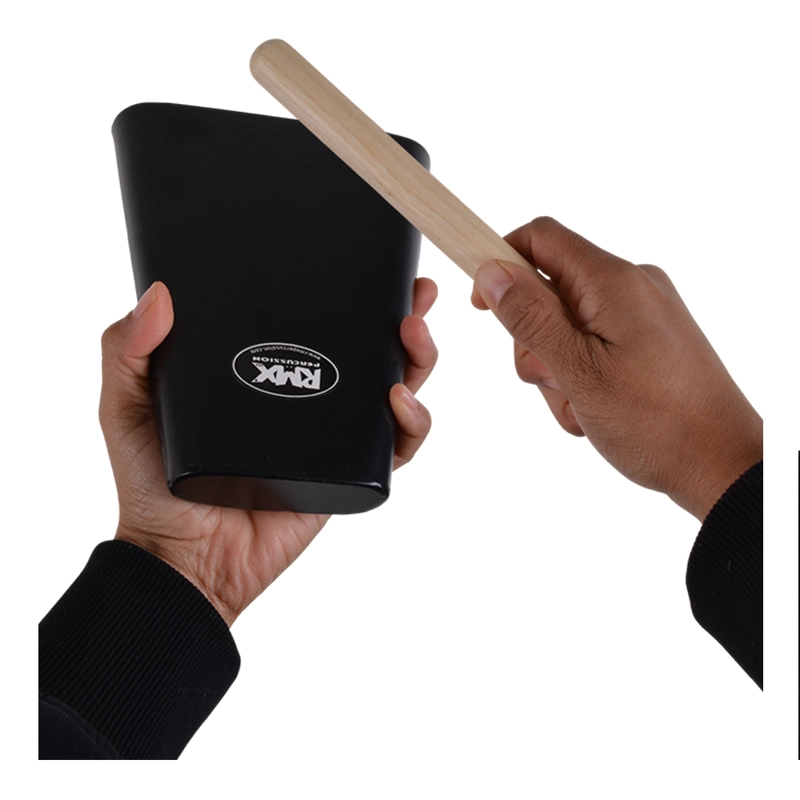 CENCERRO DE MANO 7 PULGADAS NEGRO CON BAQUETA RMX BHND-7B - 4