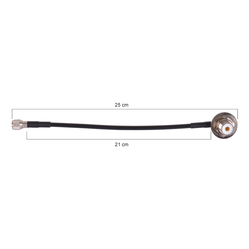 ADAPTADOR MINI UHF HEMBRA A UHF HEMBRA CON CABLE - 3