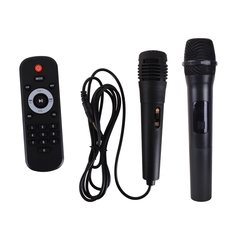 PARLANTE PORTATIL 12' BT/MP3/FM/LED 2 MIC BEST SING-E SP-1230 - 5