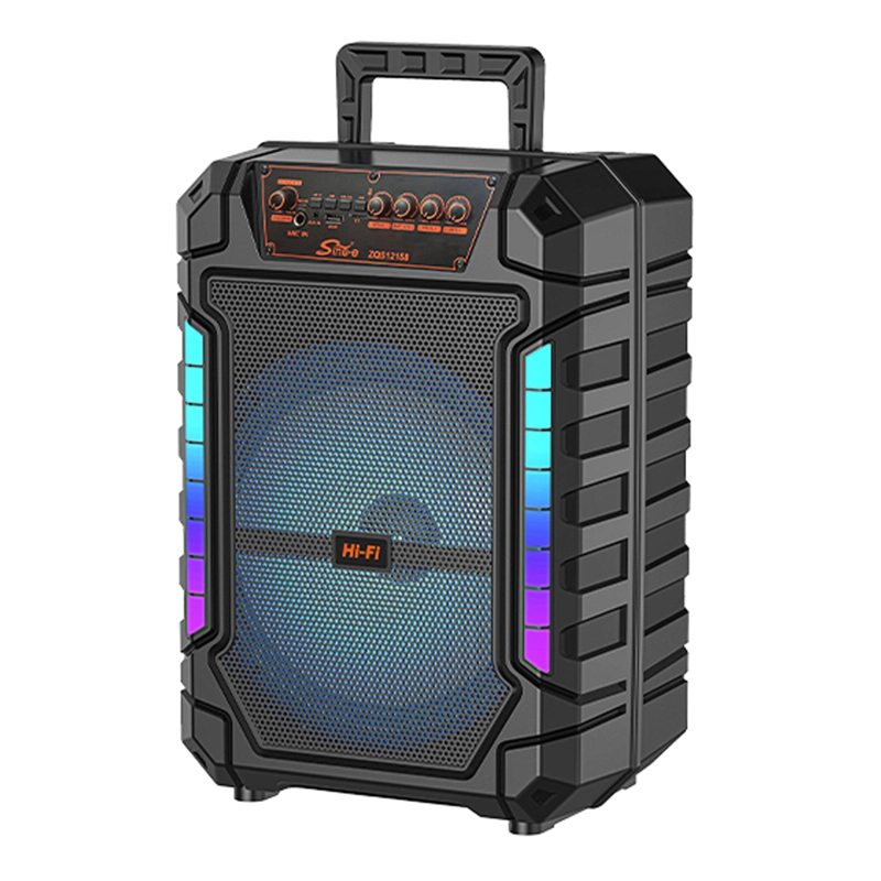 PARLANTE PORTATIL 12' BT/MP3/FM/LED MIC SING-E ZQS12158 - 3