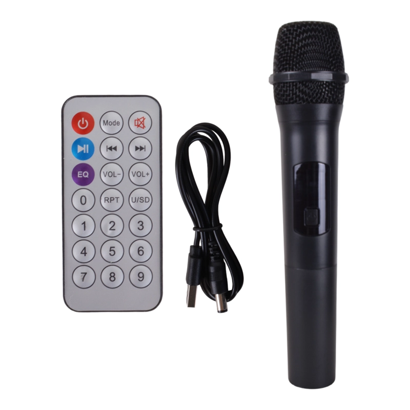 PARLANTE PORTATIL 12' BT/MP3/FM/LED MIC SING-E ZQS12158 - 4