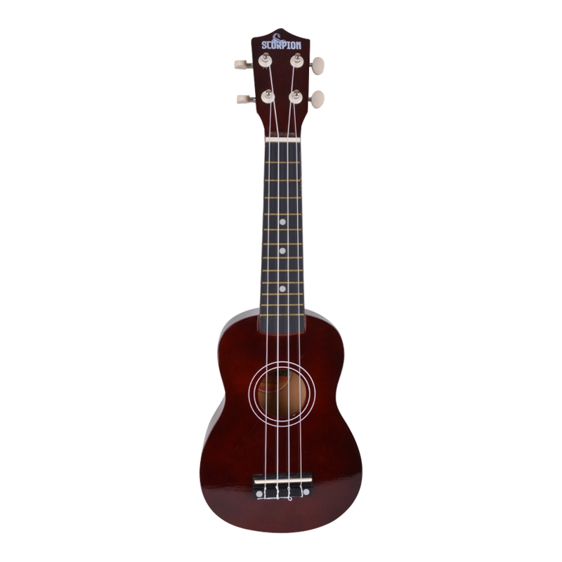 UKELELE SOPRANO 21 CAFE  CON FUNDA UKS-21-SB SCORPION - 1
