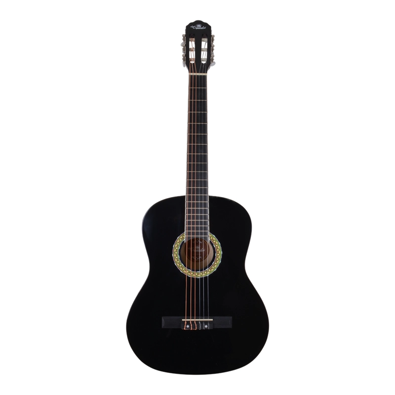 GUITARRA CLASICA NEGRA 39 CON FUNDA CN-139 LA ESPAÑOLA - 1