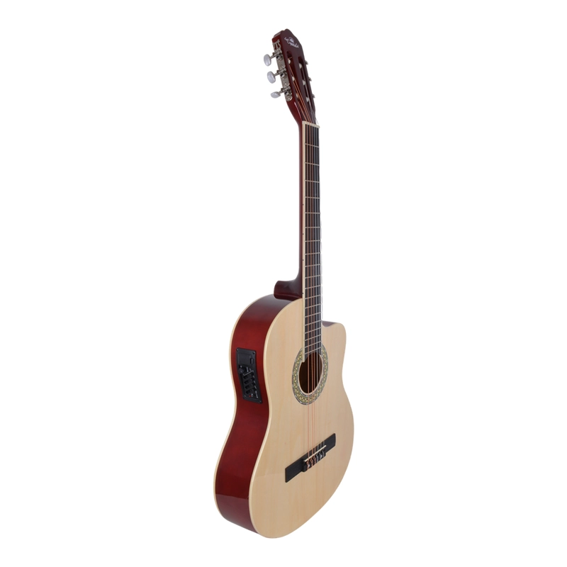 GUITARRA ELECTROACUSTICA CUTAWAY NATURAL 39 CON FUNDA CXWN-339 LA ESPAÑOLA - 2