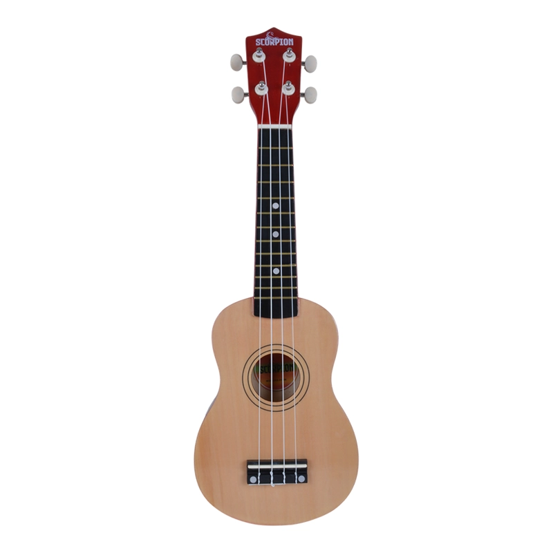 UKELELE SOPRANO 21 NATURAL CON FUNDA UKS-21-SN SCORPION - 1