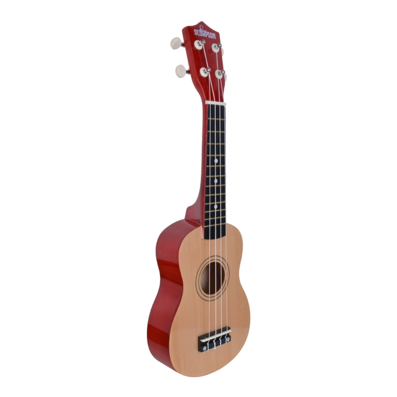 UKELELE SOPRANO 21 NATURAL CON FUNDA UKS-21-SN SCORPION - 2