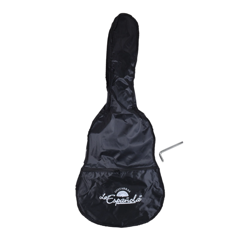 GUITARRA ELECTROACUSTICA CUTAWAY NEGRA 39 CON FUNDA CXWN-339 LA ESPAÑOLA - 4