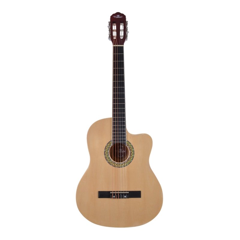 GUITARRA CLASICA CUTAWAY NATURAL 39 CON FUNDA CWN-239 LA ESPAÑOLA - 1