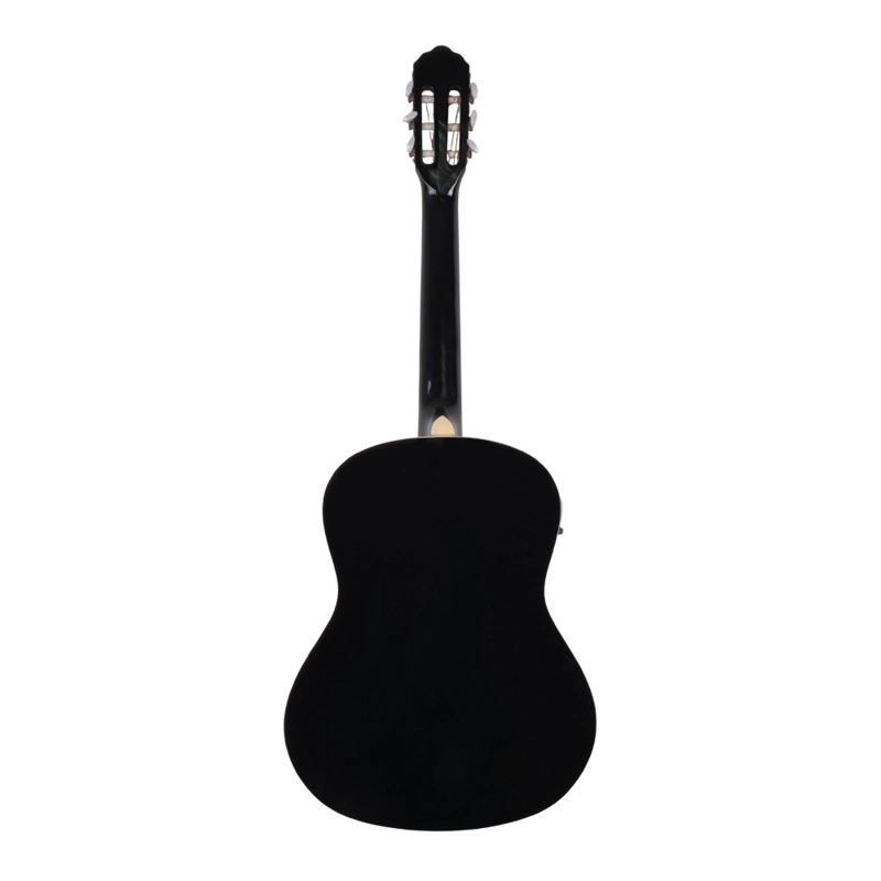 GUITARRA CLASICA ELECTROACUSTICA NEGRA 39 CON FUNDA CN-539 LA ESPAÑOLA - 3