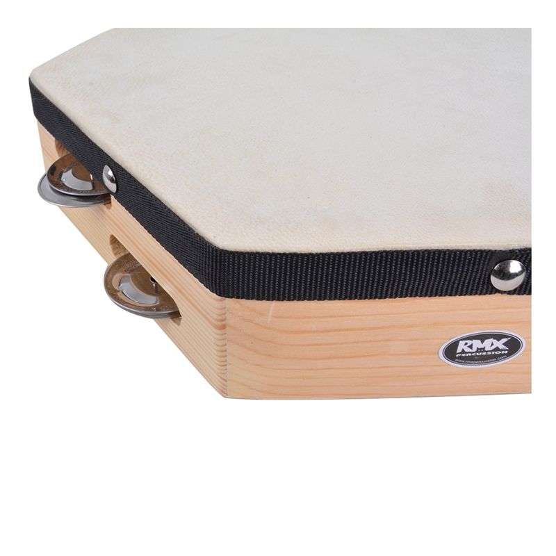 PANDERETA HEXAGONAL 10 PULGADAS FOLCKORE PAX-10 RMX - 4