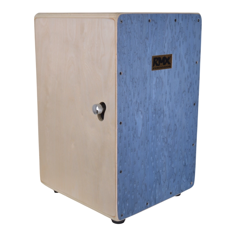 CAJON PERUANO CON BORDONA AJUSTABLE AZUL CON FUNDA CPX-5 RMX - 2