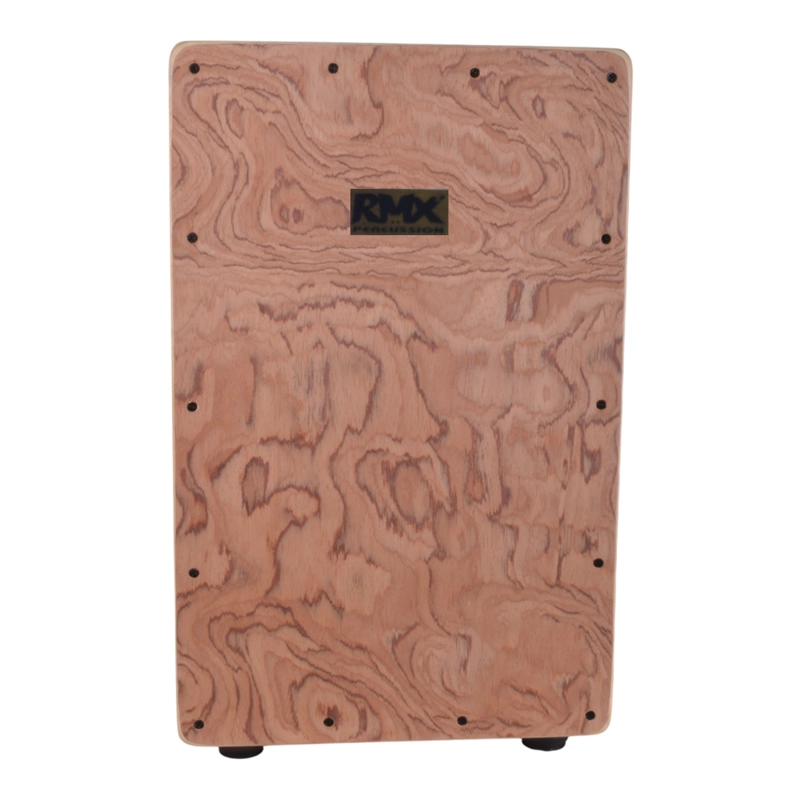 CAJON PERUANO CON BORDONAS CASTAÑO CON FUNDA CPB-1 RMX - 1