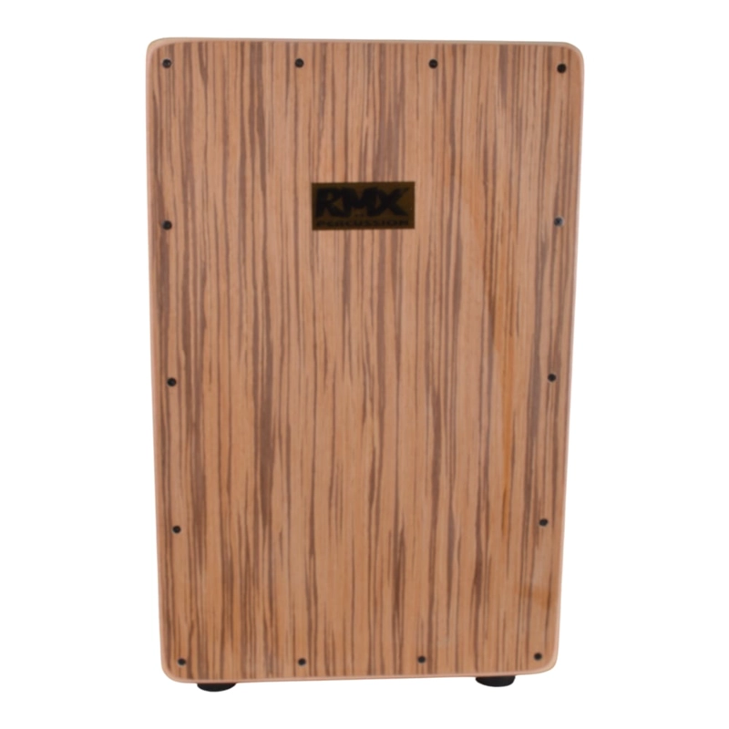 CAJON PERUANO CON BORDONA ROBLE CLARO CON FUNDA CPB-2 RMX - 1