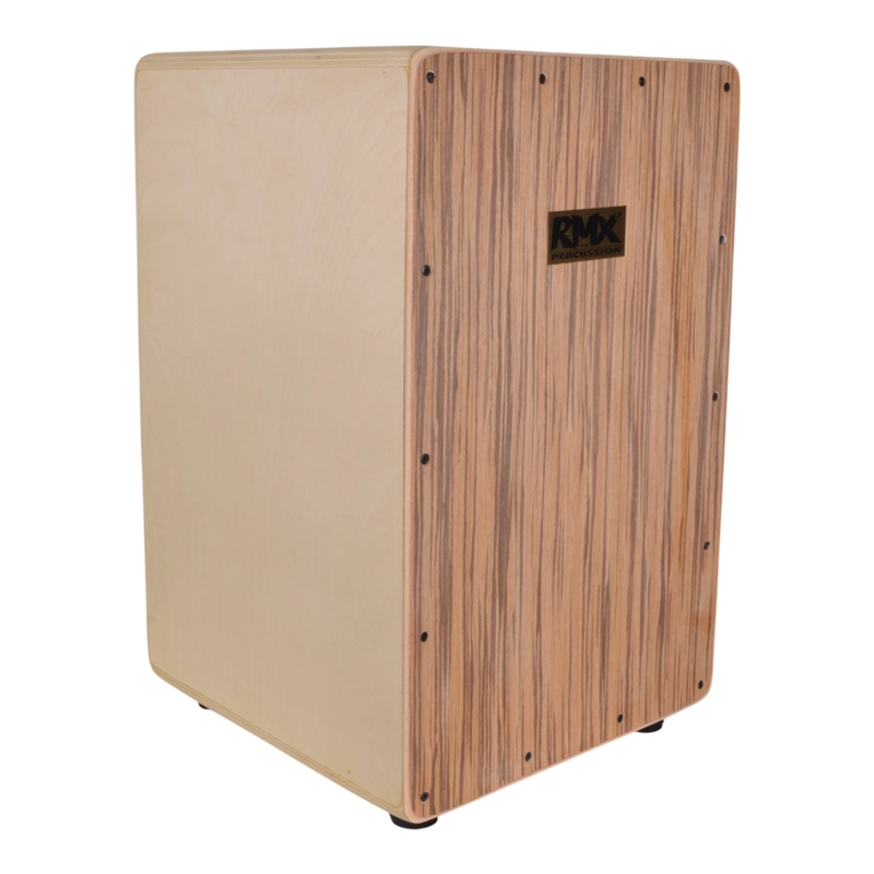 CAJON PERUANO CON BORDONA ROBLE CLARO CON FUNDA CPB-2 RMX - 2