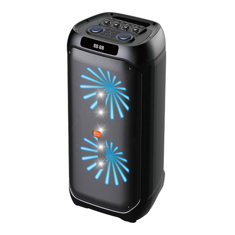 PARLANTE PORTATIL 2X12' 50W LEDS, MIC, BT SING-E ZQS12217 - 1