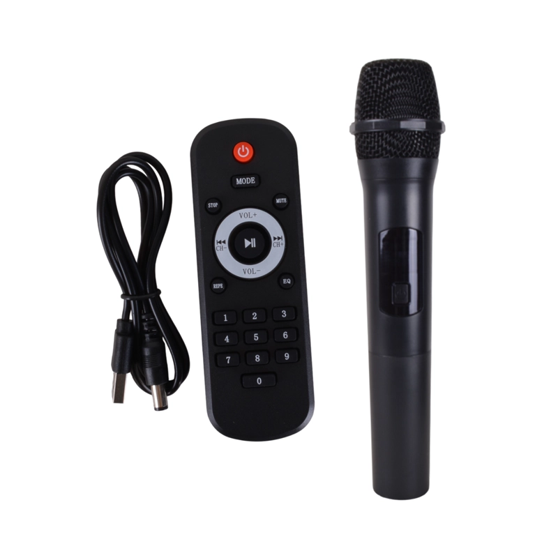 PARLANTE PORTATIL 2X12' 50W LEDS, MIC, BT SING-E ZQS12217 - 5