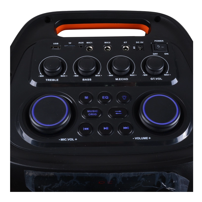 PARLANTE PORTATIL 2X10' 80W LEDS, MIC, BT SING-E ZQS10223 - 4