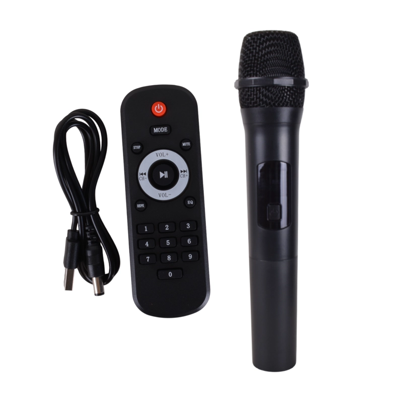 PARLANTE PORTATIL 2X10' 80W LEDS, MIC, BT SING-E ZQS10223 - 6