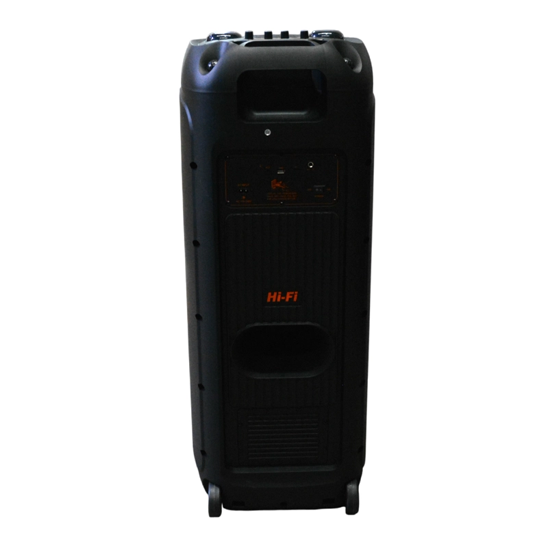 PARLANTE PORTATIL 2X12' 50W LEDS. MIC, BT SING-E ZQS12216 - 4