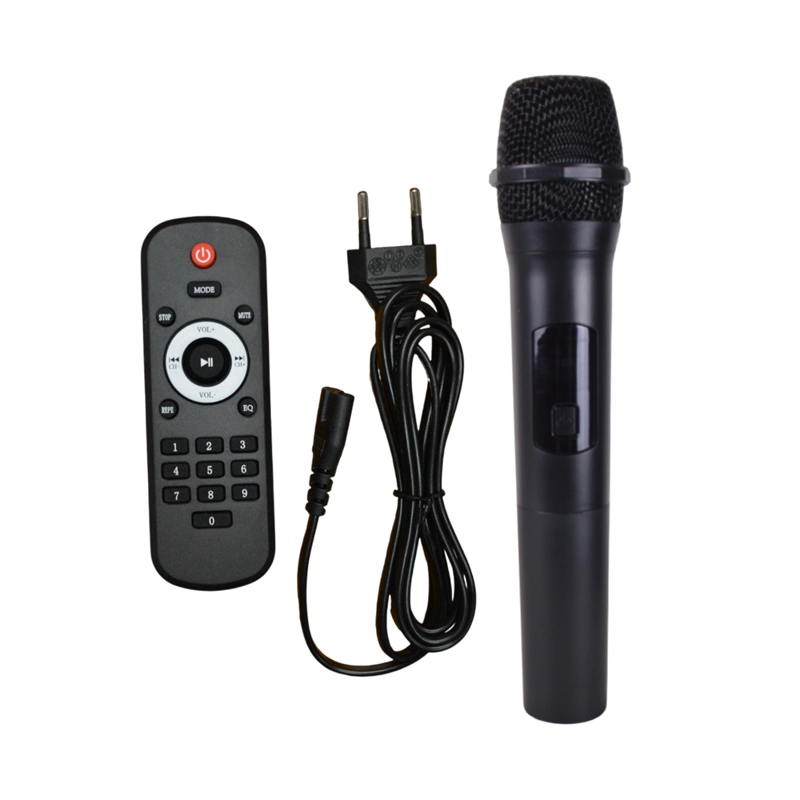 PARLANTE PORTATIL 2X12' 50W LEDS. MIC, BT SING-E ZQS12216 - 6