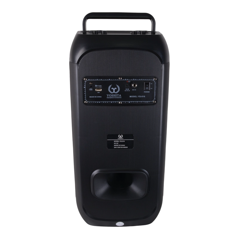 PARLANTE PORTATIL 2X6,5' 40W LEDS, MIC, BT YOSHITA YS-016 - 3