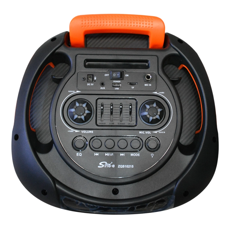 PARLANTE PORTATIL 2X10' 40W LEDS, MIC, BT SING-E ZQS10215 - 5