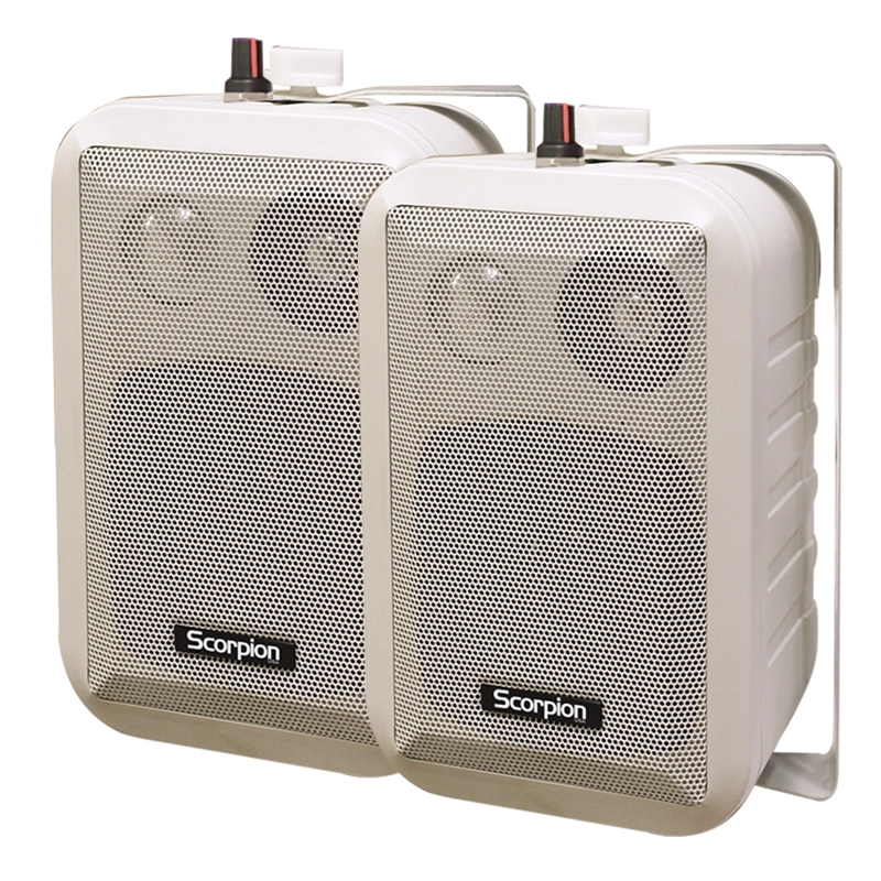 PAR DE PARLANTES AMBIENTAL PARA MURO SCORPION W-140TCV - 1