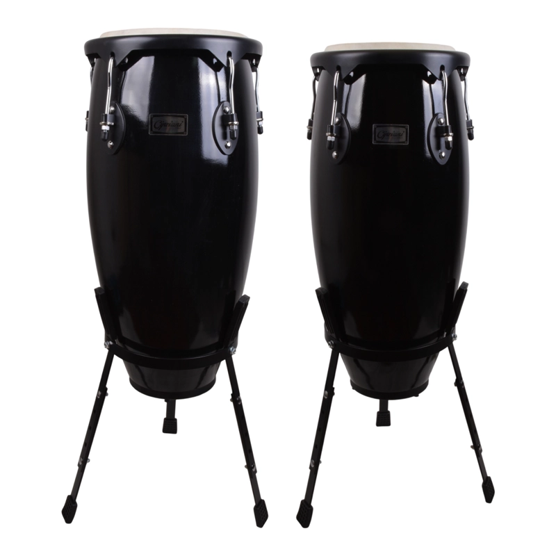 SET CONGAS 10 + 11 MADERA COLOR NEGRO CIPRIANI CNG-1110 BK - 1
