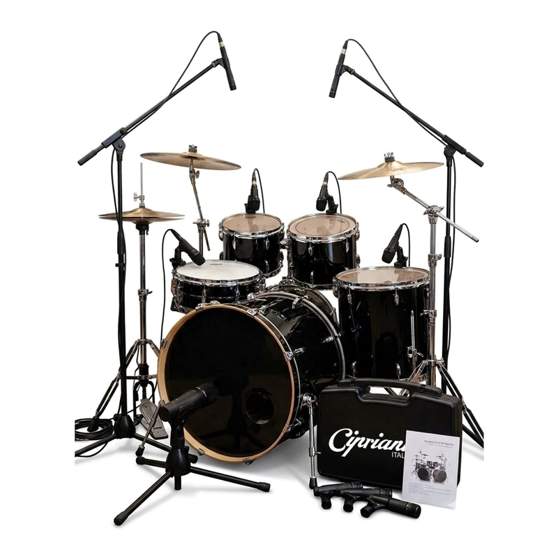 SET DE 7 MICROFONOS PARA BATERIA BAT-7 CIPRIANI - 5