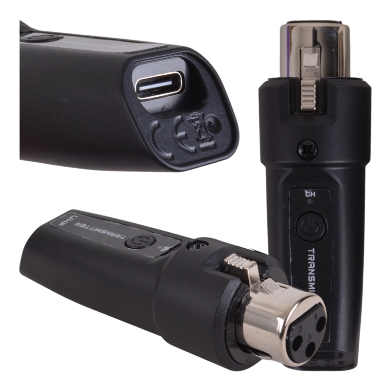 KIT INALAMBRICO UHF - CONVERTIDOR PARA 2 MICROFONOS GEMINI CKM-2 - 2