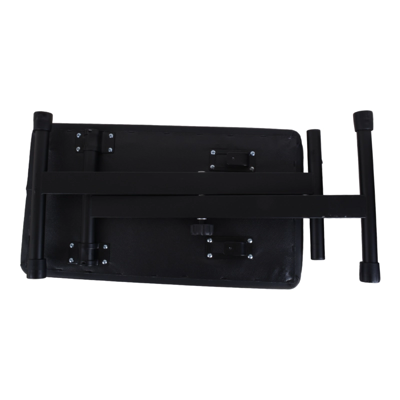 BANCA PLEGABLE PARA TECLADO METALICA / ACOLCHADA NEGRA MEISTEHAFT PIB-6 - 4