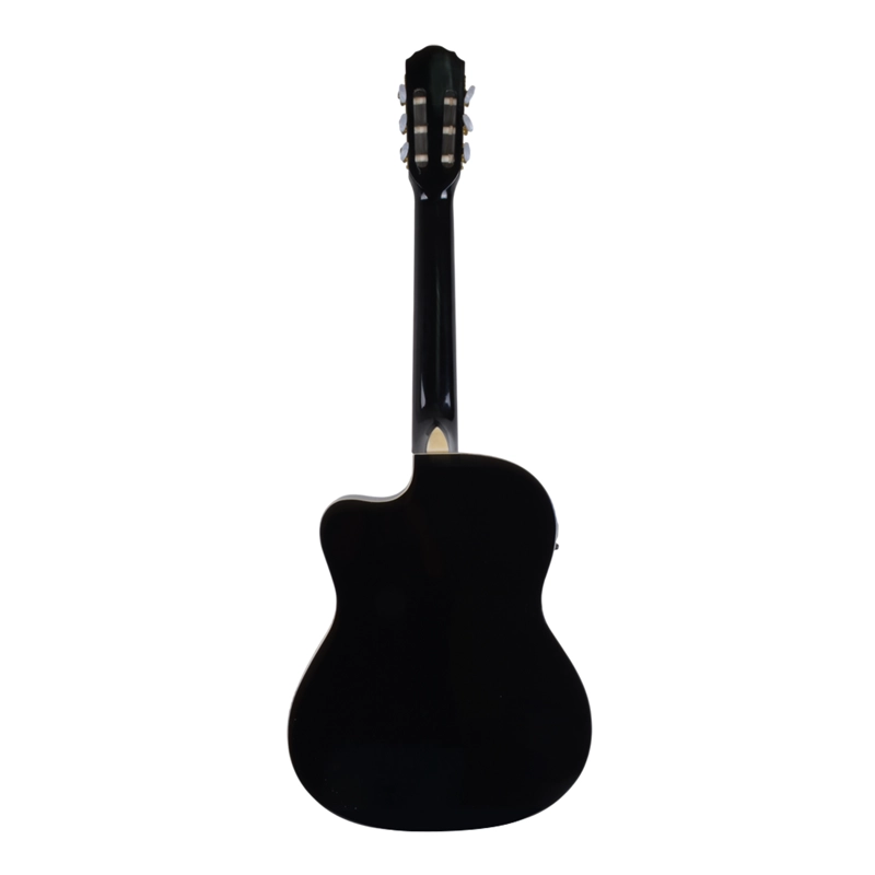 GUITARRA ELECTROACUSTICA NEGRO CUERDAS DE NYLON - ZA-551BCEQ/BK ZARAGOZA - 3