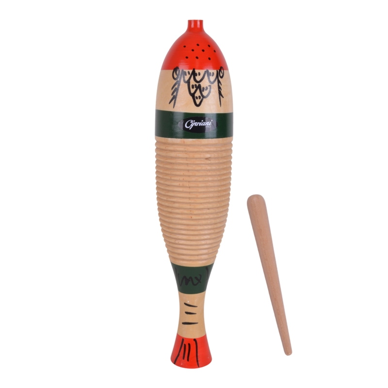 GUIRO DE MADERA TIPO PESCADO WGF-32 CIPRIANI - 1