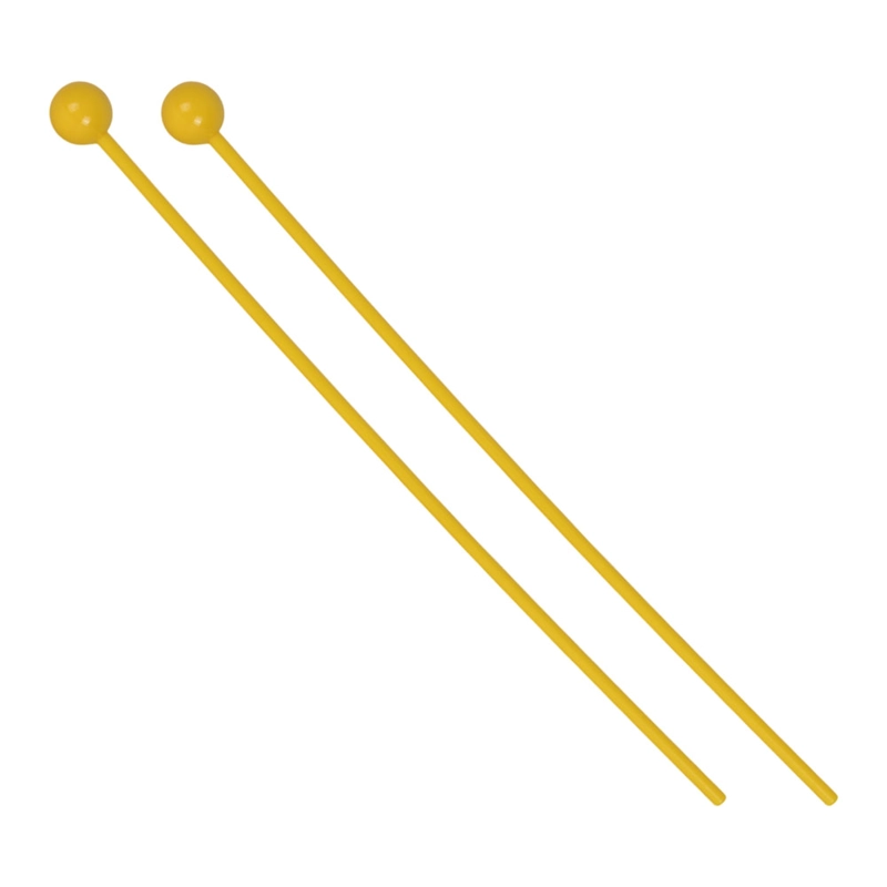 PAR DE MAZOS PARA LIRA-METALOFONO AMARILLO 39CM R-384 CIPRIANI - 1
