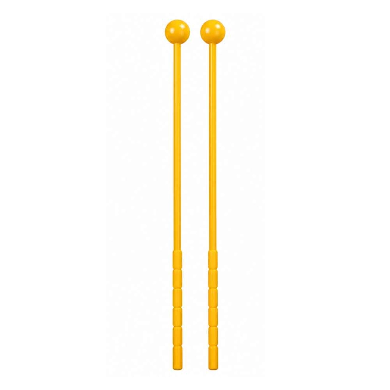 PAR DE MAZOS PARA LIRA-METALOFONO AMARILLO 30 CM R-382 CIPRIANI - 1