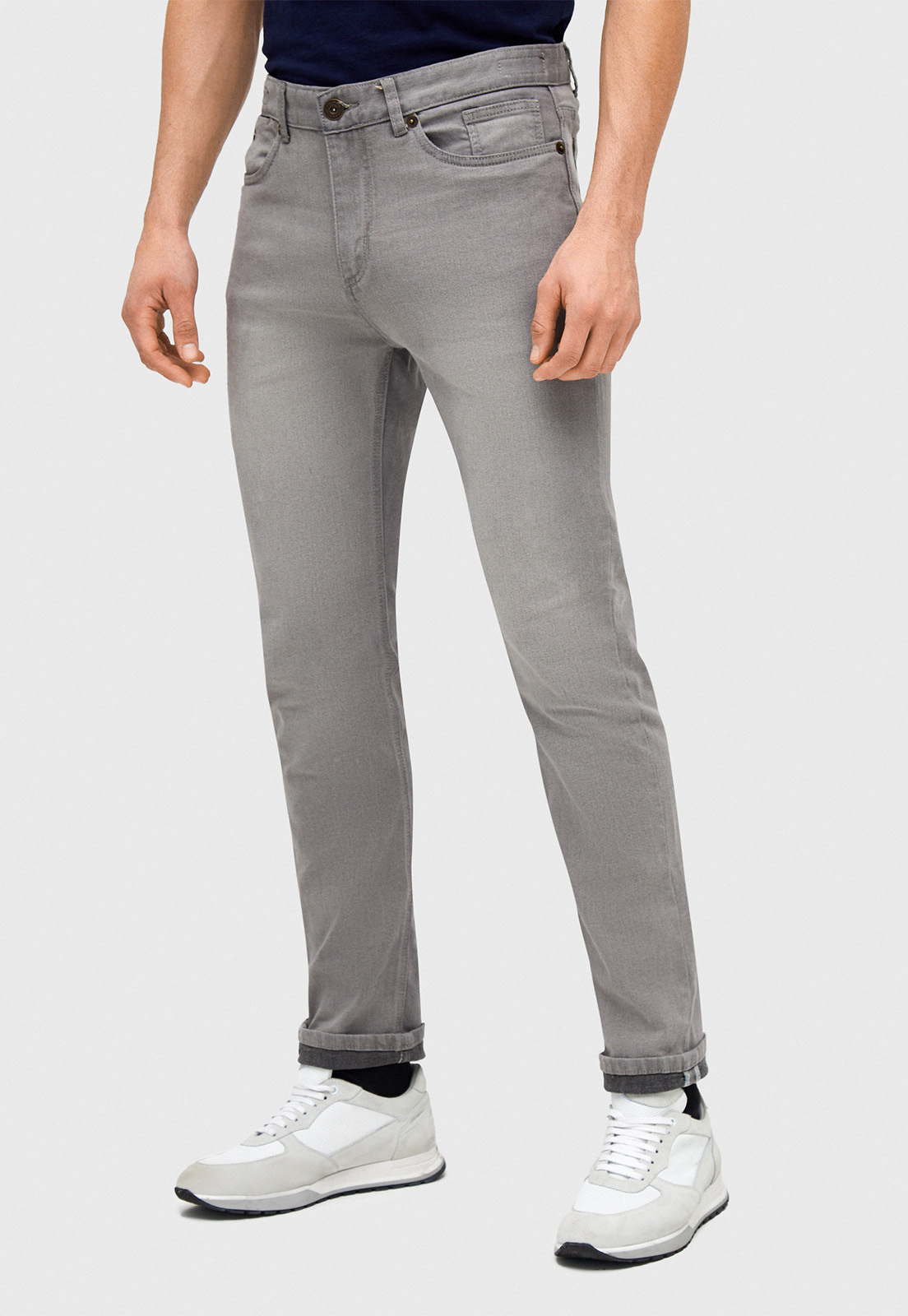 JEANS SLIM NORMAN GRIS TRIAL - 1