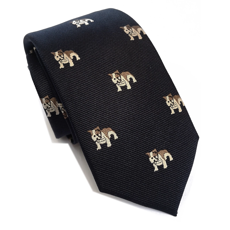 CORBATA SEDA LUCIACORBATAS AZUL MARINO LUCIAS BULLDOG - 1