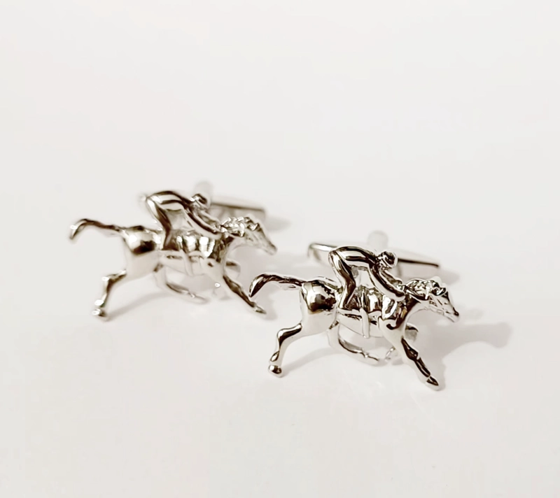 COLLERAS GEMELOS CABALLOS Y JINETE - 1