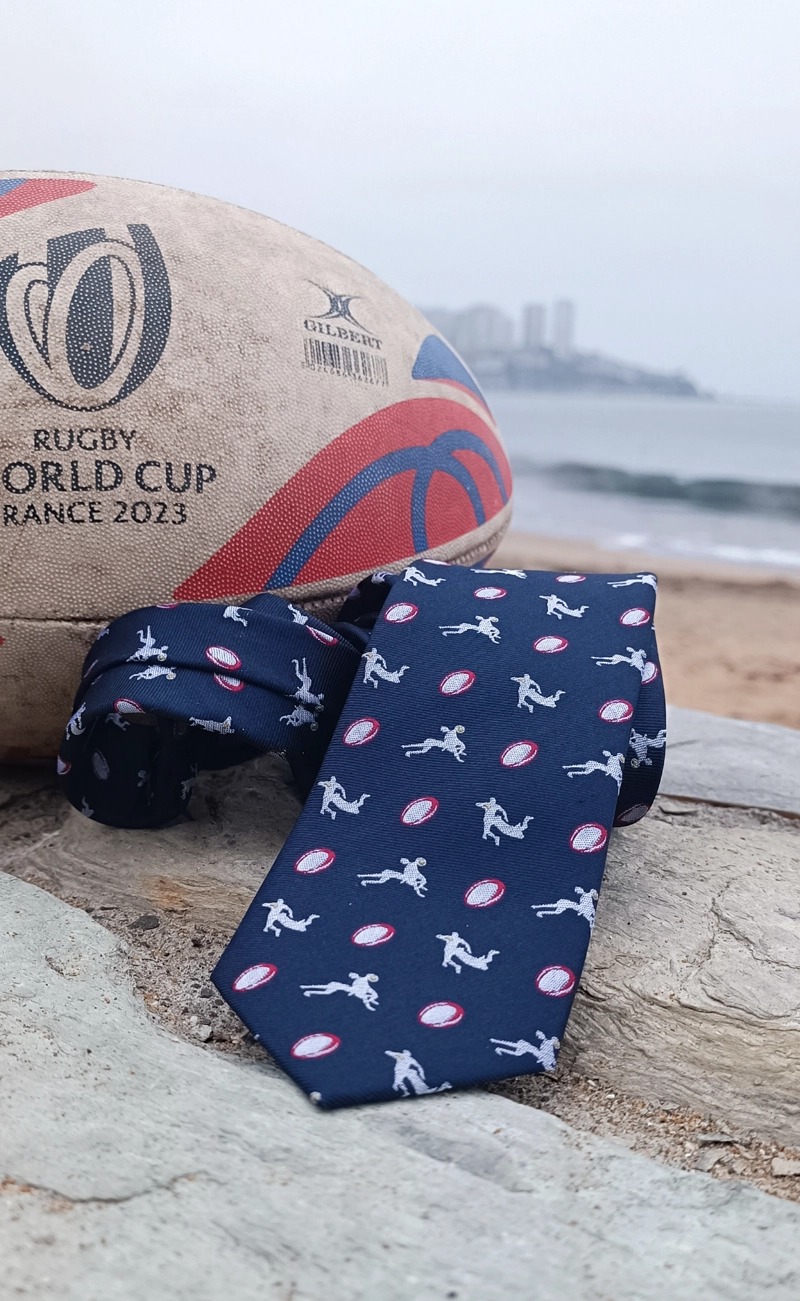 CORBATA SEDA DISEÑO RUGBY, LUCIACORBATAS - 2