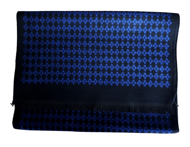 BUFANDA HOMBRE VISCOSA BLUE, LUCIACORBATAS - 4